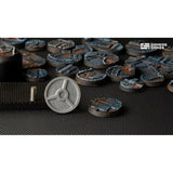 Gamers Grass - Battle Ready Bases - Spaceship Corridor - Round 32mm (x8)