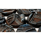 Gamers Grass - Battle Ready Bases - Spaceship Corridor - Round 32mm (x8)