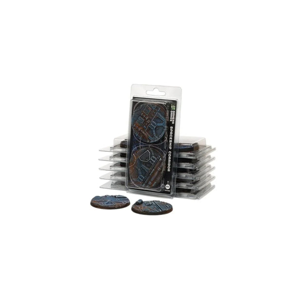 Gamers Grass - Battle Ready Bases - Spaceship Corridor - Round 60mm (x2)