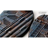Gamers Grass - Battle Ready Bases - Spaceship Corridor - Oval 90mm (x2)