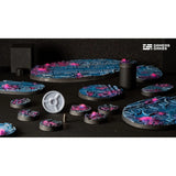 Gamers Grass - Battle Ready Bases - Alien Infestation - Round 28mm (x8)