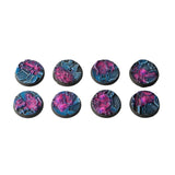 Gamers Grass - Battle Ready Bases - Alien Infestation - Round 32mm (x8)