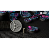 Gamers Grass - Battle Ready Bases - Alien Infestation - Round 32mm (x8)