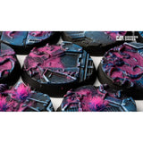 Gamers Grass - Battle Ready Bases - Alien Infestation - Round 32mm (x8)