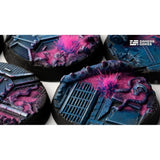 Gamers Grass - Battle Ready Bases - Alien Infestation - Round 40mm (x5)