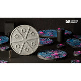Gamers Grass - Battle Ready Bases - Alien Infestation - Round 80mm (x1)