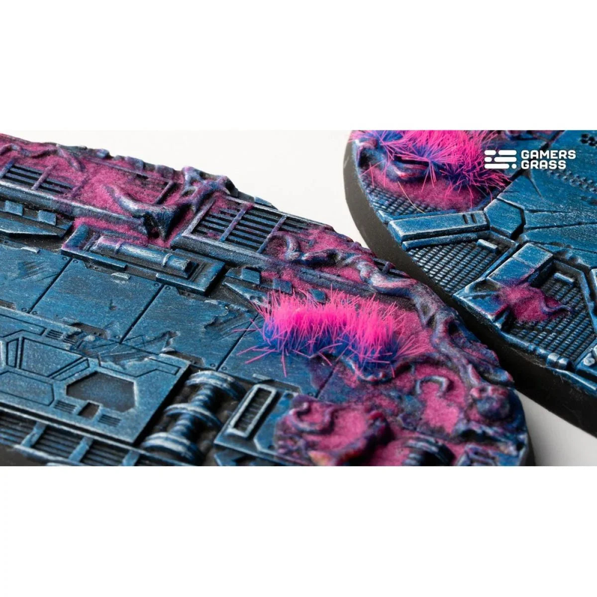 Gamers Grass - Battle Ready Bases - Alien Infestation - Oval 90mm (x2)