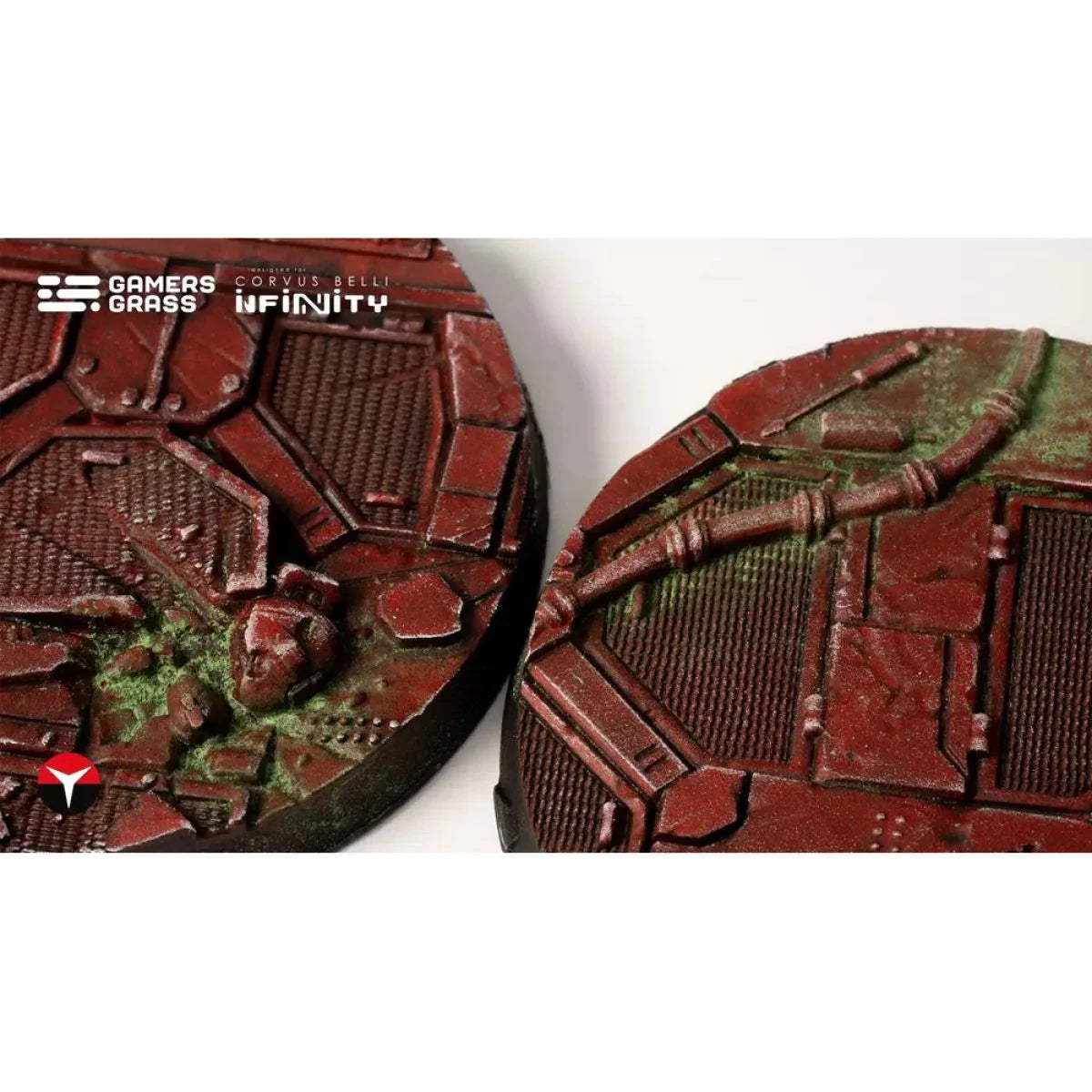 Gamers Grass - Battle Ready Bases - Nomad Crew Deck - Round 55mm (2x)