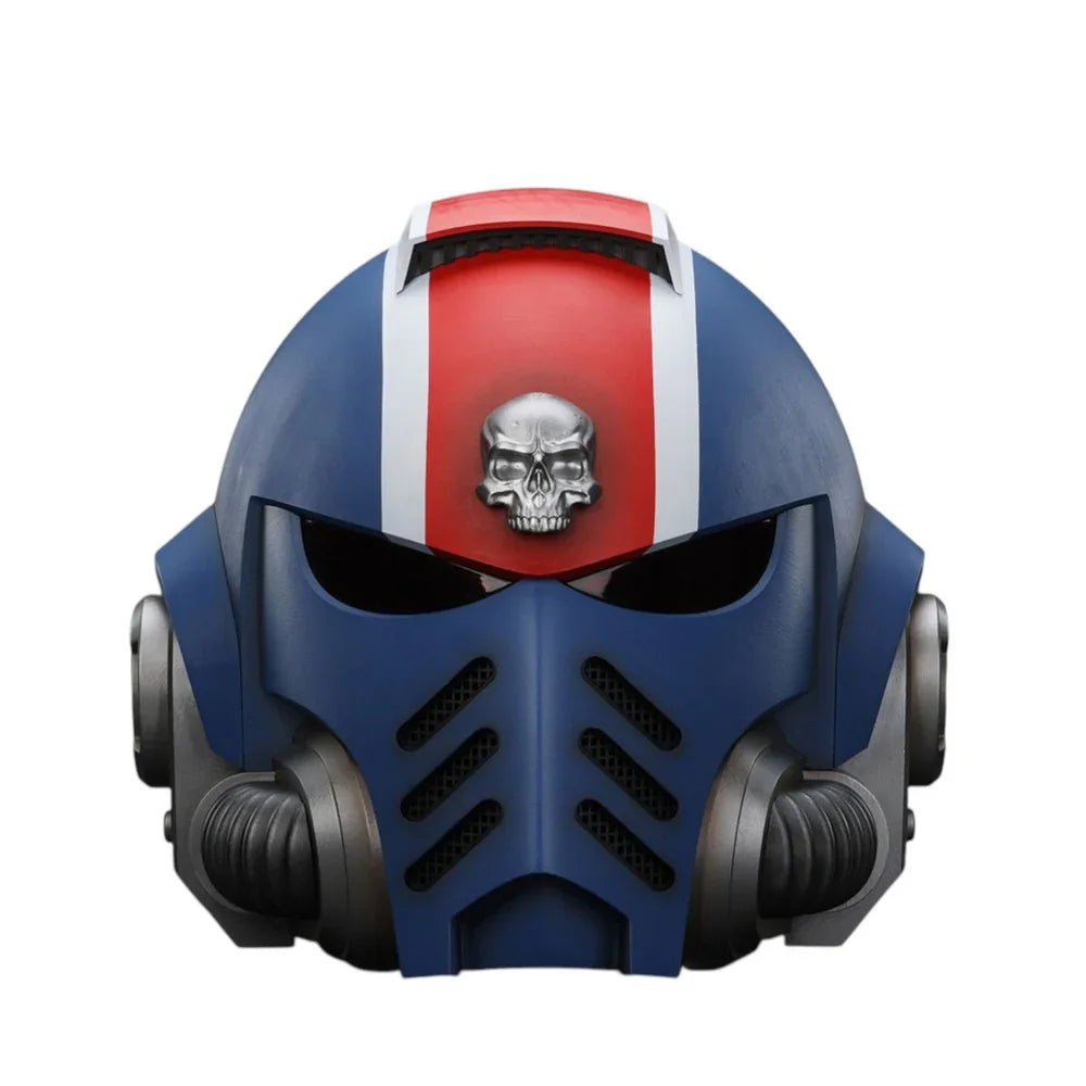 U2 Warhammer Collectibles: 1/1 Scale Uitramarines Lieutenant Titus' MKX Helmet