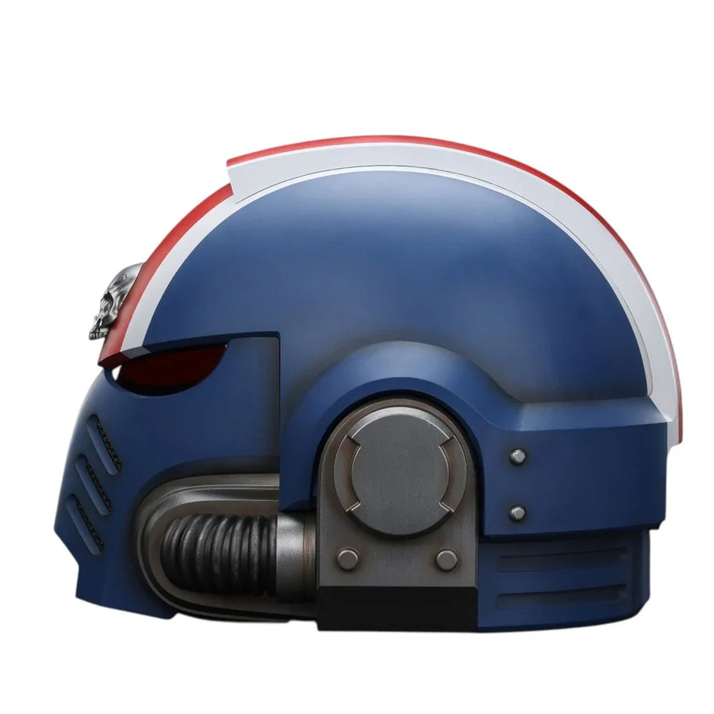 U2 Warhammer Collectibles: 1/1 Scale Uitramarines Lieutenant Titus' MKX Helmet