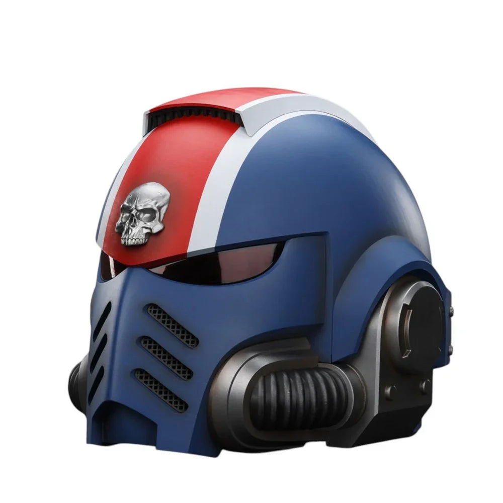 U2 Warhammer Collectibles: 1/1 Scale Uitramarines Lieutenant Titus' MKX Helmet