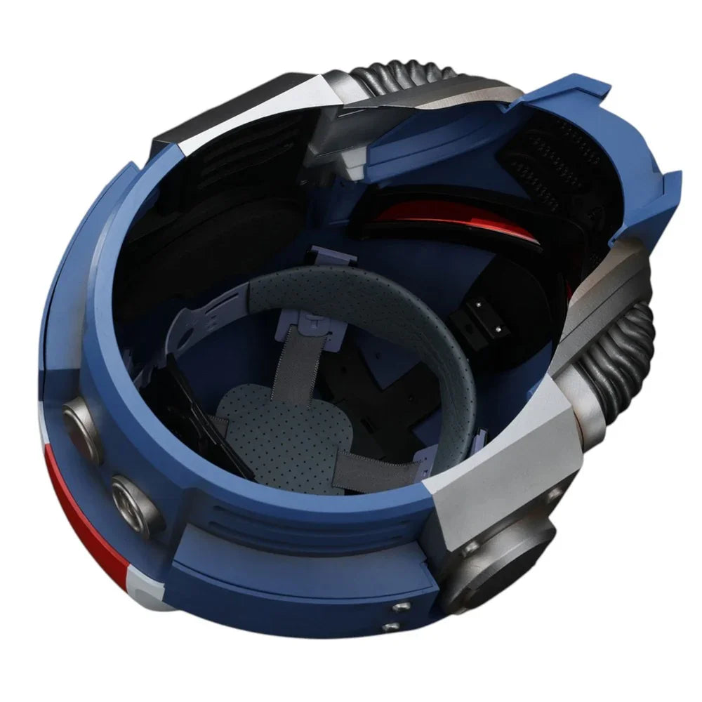 U2 Warhammer Collectibles: 1/1 Scale Uitramarines Lieutenant Titus' MKX Helmet