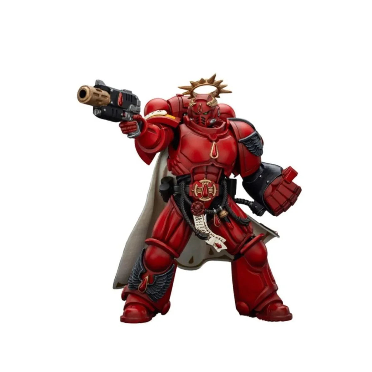 Warhammer Collectibles: 1/18 Scale Blood Angels Captain with Inferno Pistol & Power Fist - Pre-Order