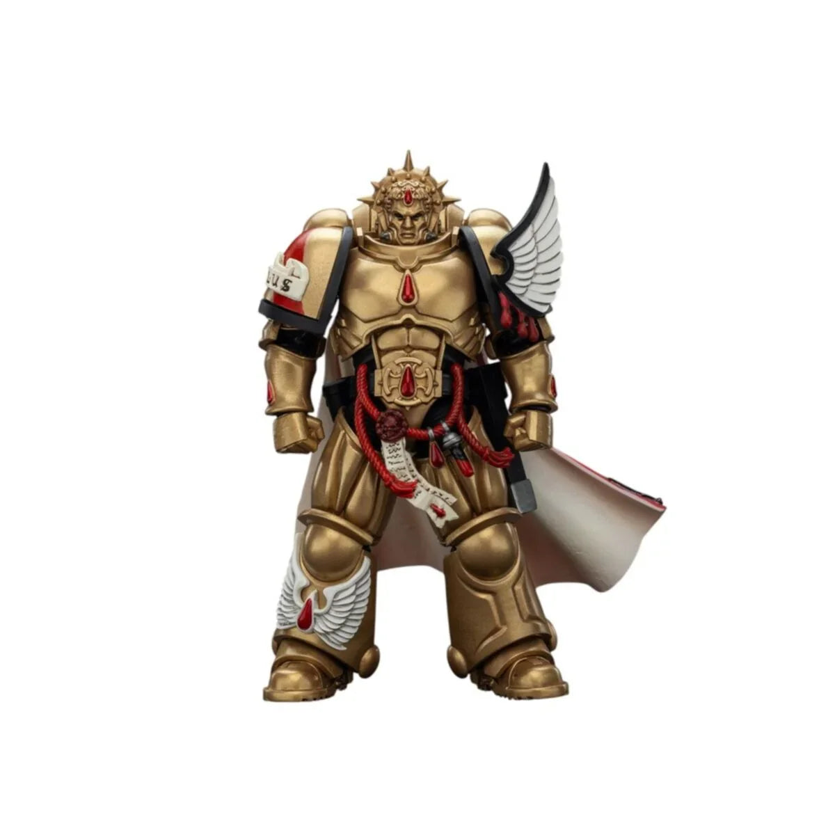 Warhammer Collectibles: 1/18 Scale Blood Angels Captain with Heavy Bolt Pistol & Power Sword - Pre-Order