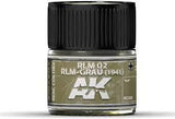 AK Interactive Real Colors - Acrylic Lacquer Paint 10ml bottle - RLM 02 RLM-GRAU (1941)