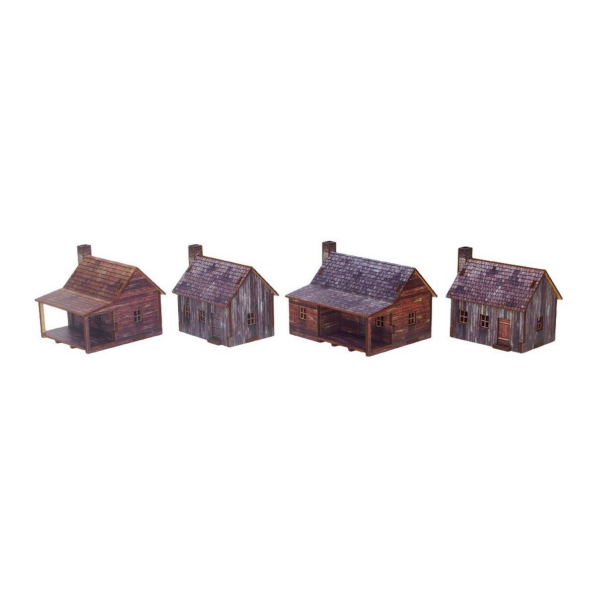Micro Art Studio - New World Houses PREPAINTED Epic Battles Scale [15mm/1:100]