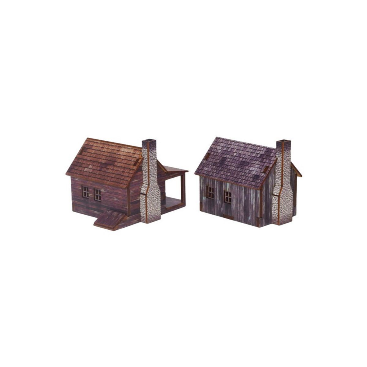 Micro Art Studio - New World Houses PREPAINTED Epic Battles Scale [15mm/1:100]