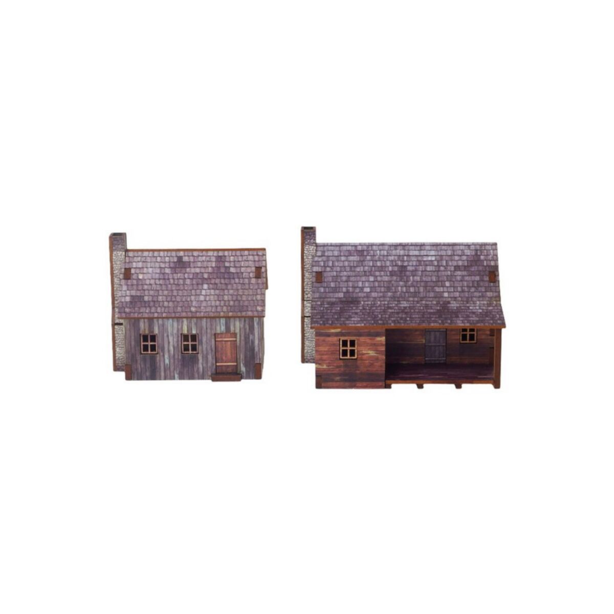 Micro Art Studio - New World Houses PREPAINTED Epic Battles Scale [15mm/1:100]