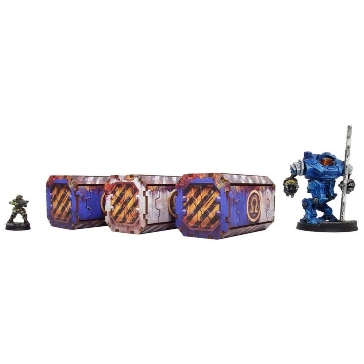 Micro Art Studio - Imperial Containers 6 (3) PREPAINTED [28mm/1:56]