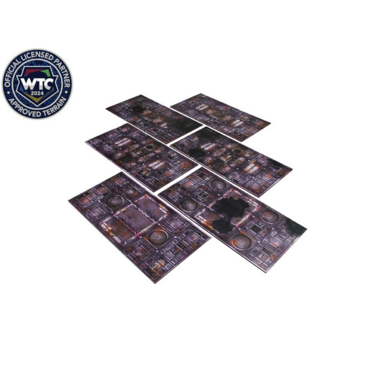 Micro Art Studio - Imperial Terrain Footprint 12x6 inch (6) PREPAINTED [28mm/1:56]