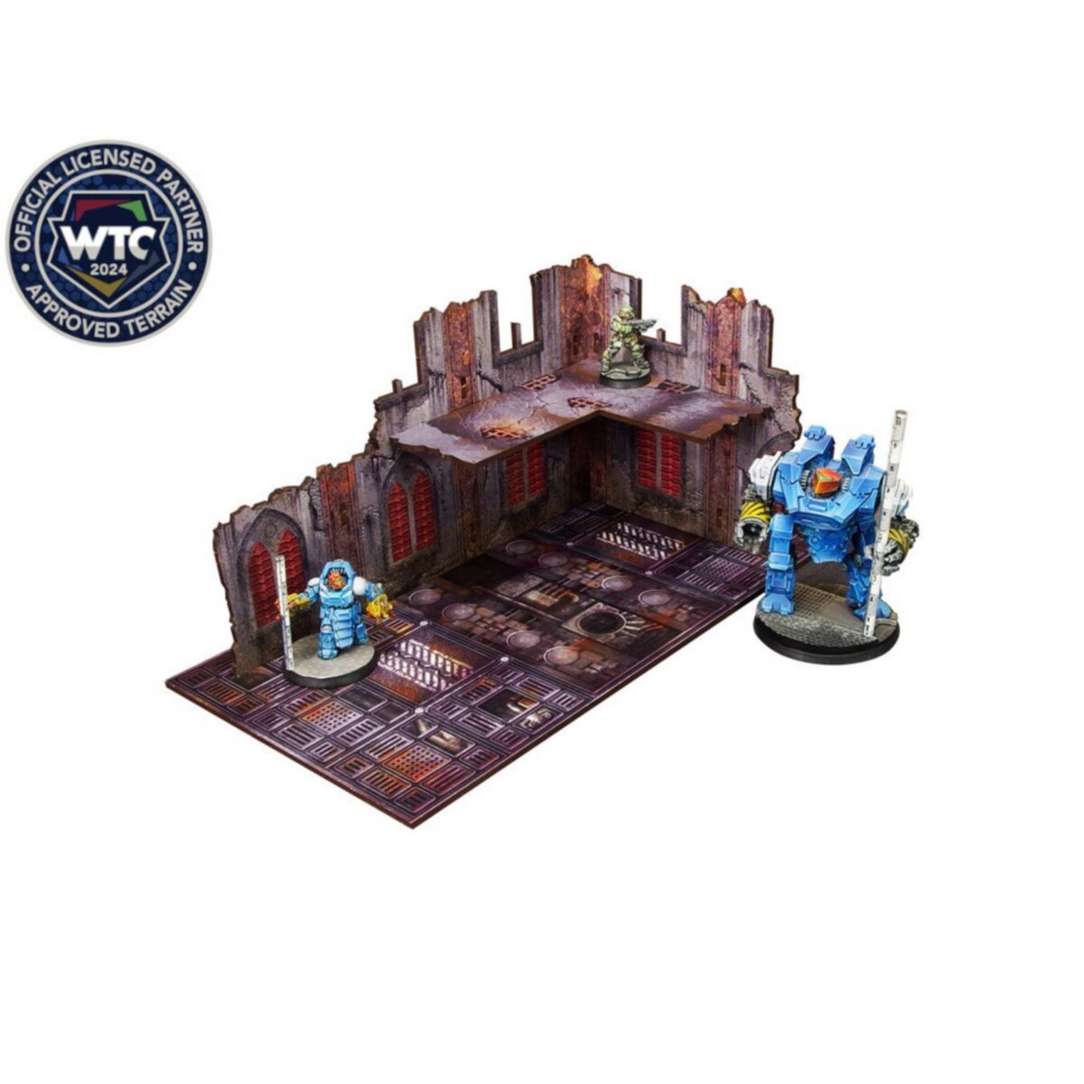 Micro Art Studio - Imperial Terrain Footprint 12x6 inch (6) PREPAINTED [28mm/1:56]