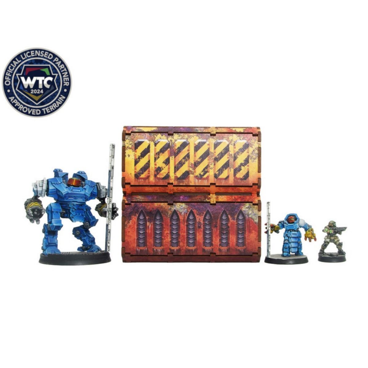 Micro Art Studio - Imperial WTC Containers 1 (2) PREPAINTED [28mm/1:56]