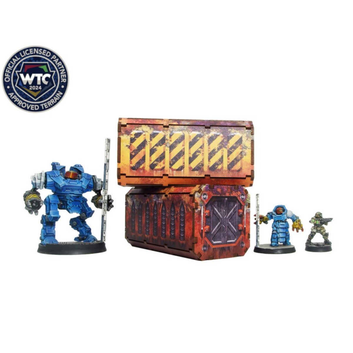 Micro Art Studio - Imperial WTC Containers 1 (2) PREPAINTED [28mm/1:56]