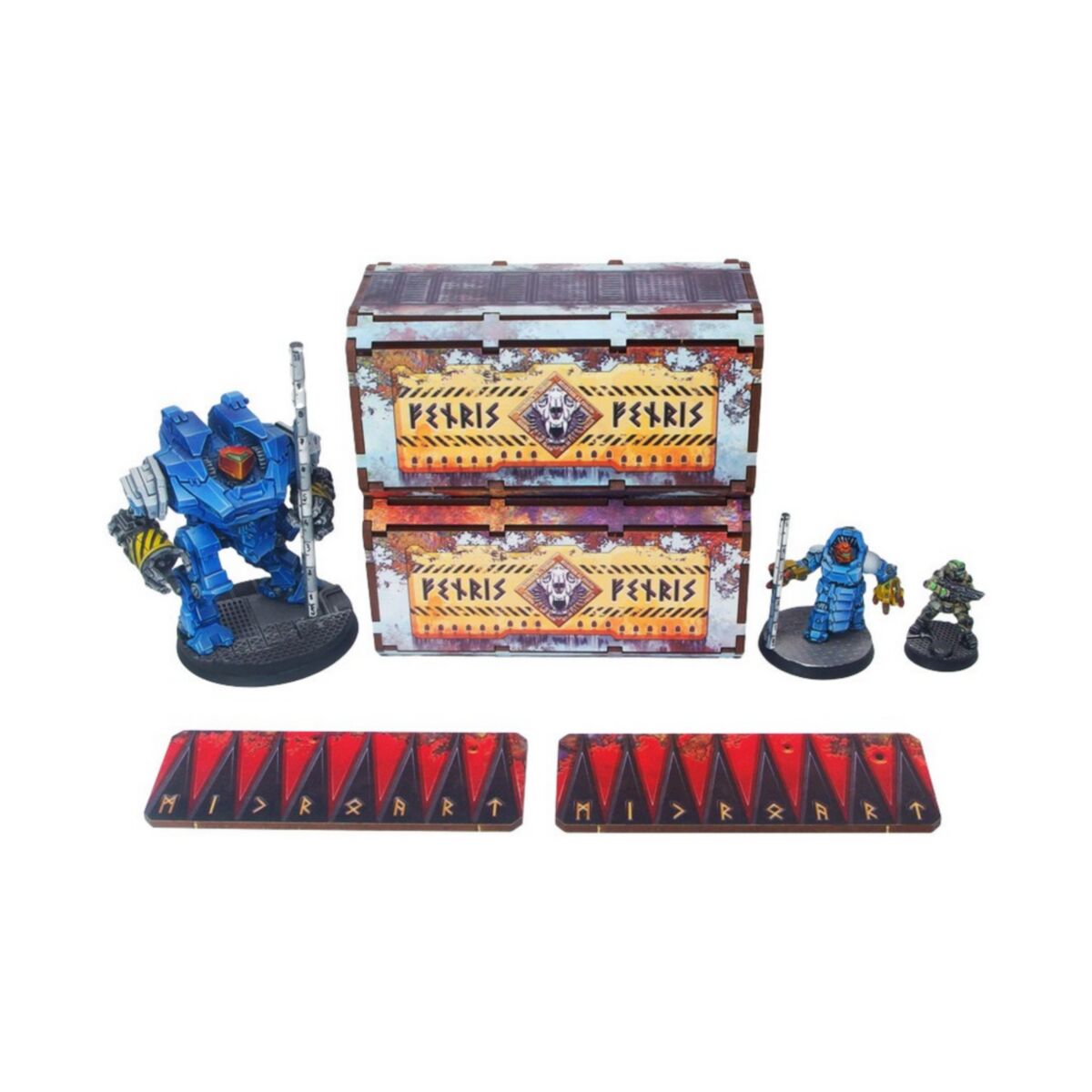 Micro Art Studio - Imperial WTC Containers Fenris (2) PREPAINTED [28mm/1:56]