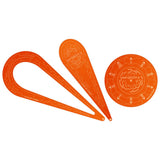 Micro Art Studio - Infinity Accessories - Infinity Templates N5 (3) Fluo Orange
