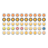 Micro Art Studio - Infinity Token Sets - N4 Infinity Tokens Starter Set (50) w. Orders Orange