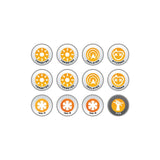 Micro Art Studio - Infinity Token Sets - N4 Infinity Tokens Negative States (12)