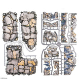 Dungeons & Lasers: PrismaCast Pre-Painted Terrain - Rocky Caves: Pre-Painted