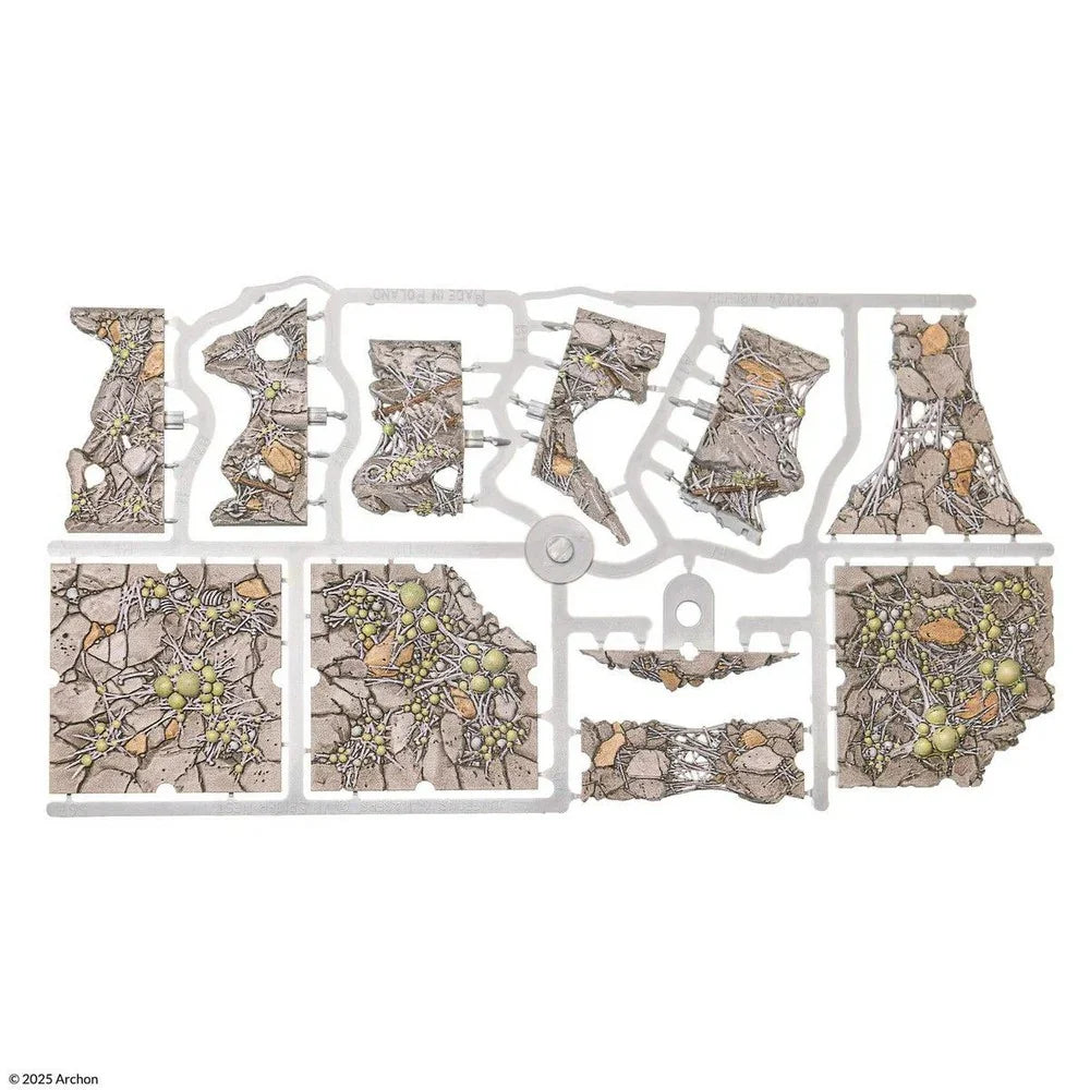 Dungeons & Lasers: PrismaCast Pre-Painted Terrain - Spider Nest: Pre-Painted