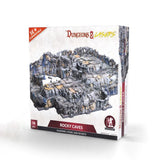Dungeons & Lasers: Half-Height Walls - Rocky Caves: Unpainted