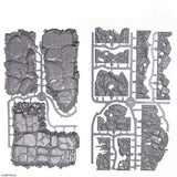 Dungeons & Lasers: Half-Height Walls - Rocky Caves: Unpainted
