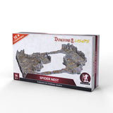 Dungeons & Lasers: Half-Height Walls - Spider Nest: Unpainted