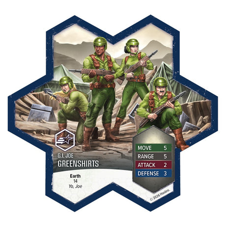 Heroscape - G.I. Joe - Greenshirts and Battle Copter Army Expansion