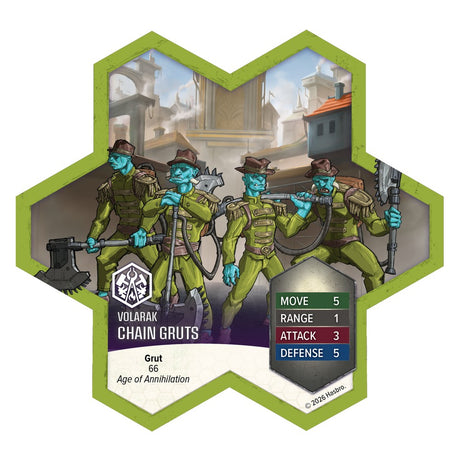 Heroscape - Chain Gruts and Ramosaur Rider Army Expansion