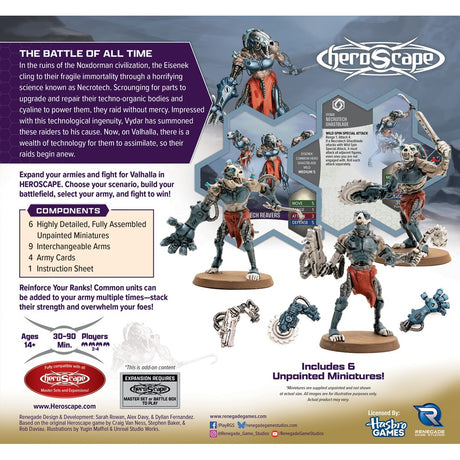Heroscape - Upgraded Necrotech Reavers Army Expansion