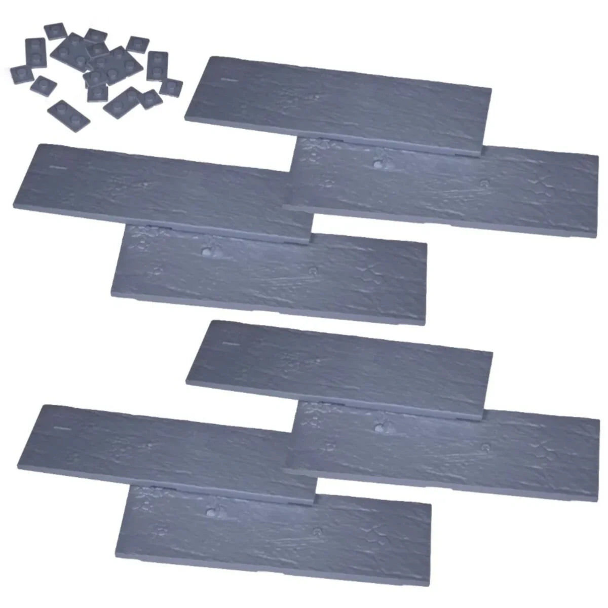 Kings of War - Modular Plastic Base Set (120x40) x 8 (4th Ed)