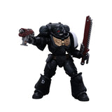 Warhammer Collectibles: 1/18 Scale Space Marines Black Templars Outriders Brother Valtus - Pre-Order