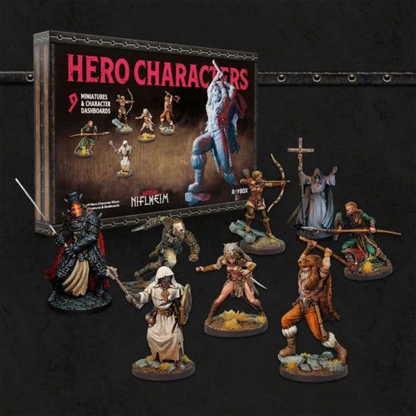Raybox Games: Gates of Nifleheim Hero Miniatures Set - Pre-Order