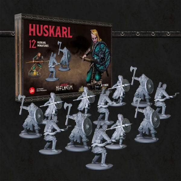 Raybox Games: Gates of Nifleheim Huskarl Miniatures Set - Pre-Order