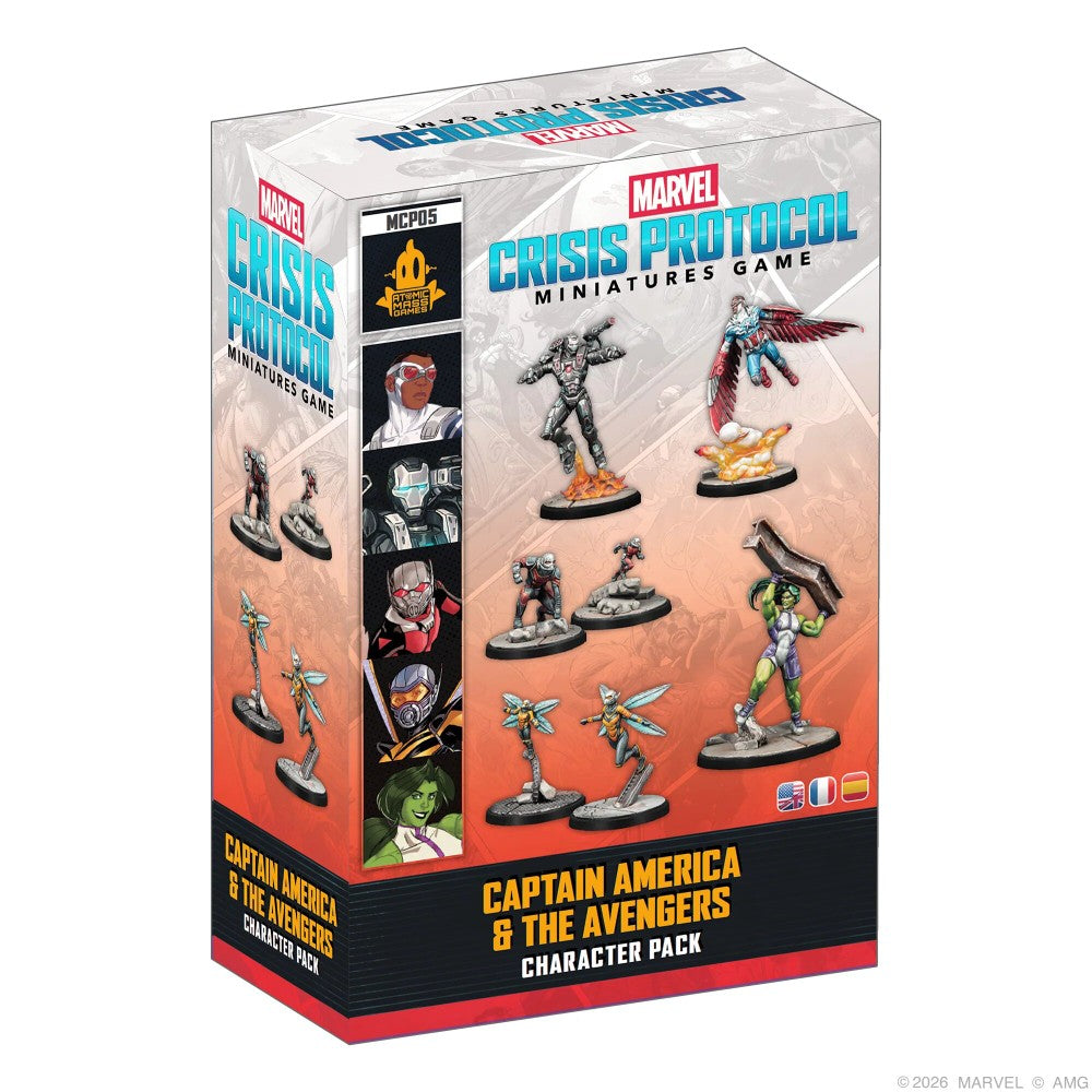 Marvel: Crisis Protocol – Captain America & the Avengers Character Pack - Pre-Order
