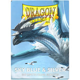 Dragon Shield: Sleeves – Matte Dual – Sky Blue & Silver