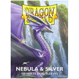 Dragon Shield: Sleeves – Matte Dual – Nebula & Silver