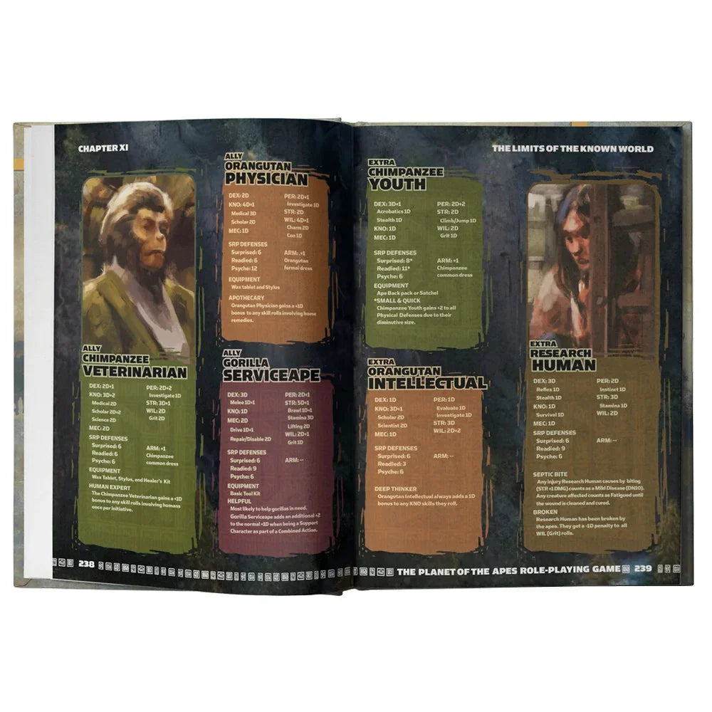 Planet of the Apes RPG Core Rulebook