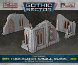 Battlefield in a Box: Gothic Sector – Castograd Hab Block Small Ruins