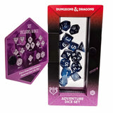 Sirius Dice - D&D Adventure Dice - Bard - Blue; Black