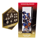 Sirius Dice - D&D Adventure Dice - Paladin - Orange; Blue